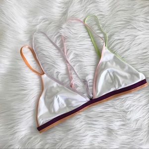 Intimately Free People Triangle Rainbow Bralette